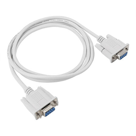 rs232 dişi dişi com kablo 9 pin db9 dişi dişi seri com port kablosu 2m