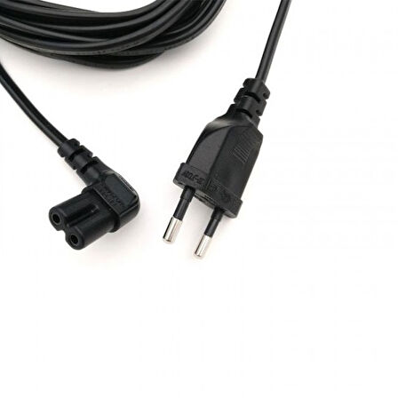 AC 90 derece power güç kablosu L tipi 90° TV radyo teyip fişi 2m