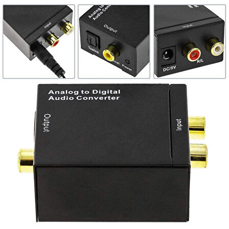Analog to dijital audio converter Analog Sesten S/PDIF Dijitale Dönüştürücü