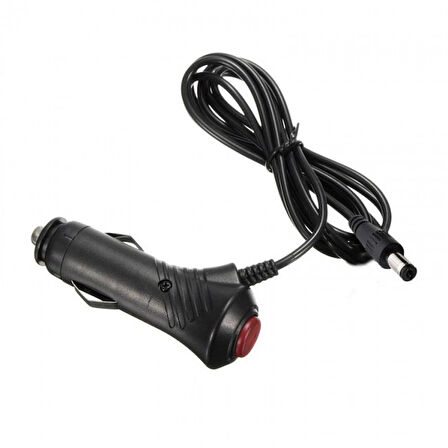 12/24v 5A araç şarj adaptörü gps süpürge için 5.5mm 2.5 mm jak uçlu adaptör