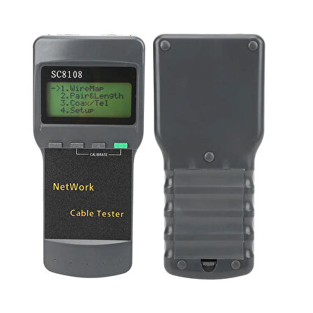 Dijital kablo tester sc8108 dijital RJ45 network kablo test cihazı
