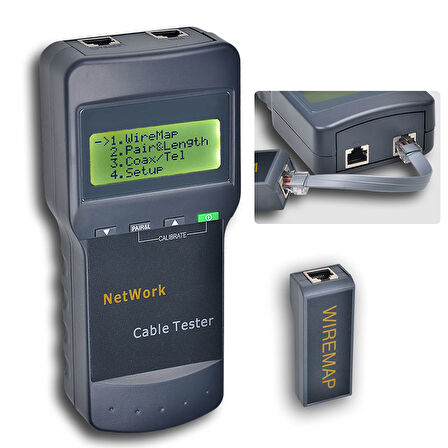 Dijital kablo tester sc8108 dijital RJ45 network kablo test cihazı