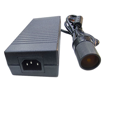 220v to 12v 10A Araç çakmaklık Ac / Dc Dönüştürücü Adaptör 