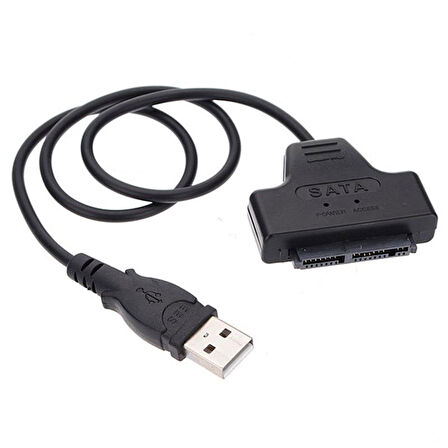Usb 2.0 to mikro sata kablo 7 + 9 Pin girişli 1.8