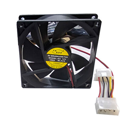 9 cm12v molex kasa fanı 9x9x2.5cm molex IDE fan