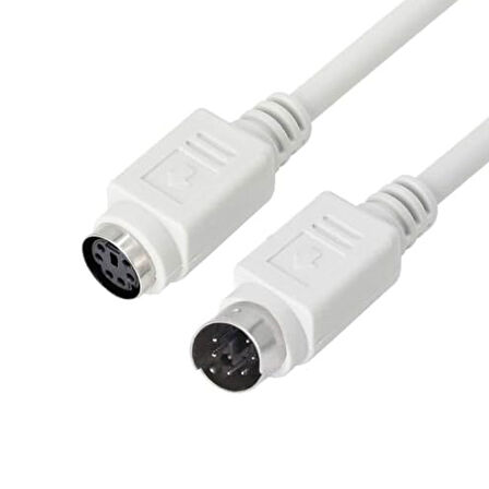 PS/2 Dişi Erkek Klavye Mouse uzatma kablosu 6 pin ps2 kablo 3m
