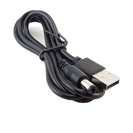 Usb 2.0 DC 5.5mm x 2.5mm güç kablosu 5v2A USB power güç kablosu