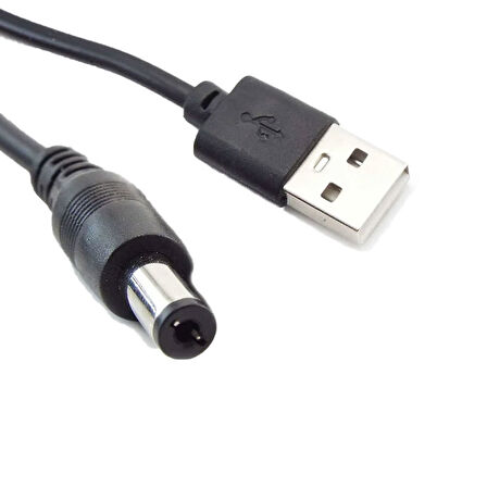 Usb 2.0 DC 5.5mm x 2.5mm güç kablosu 5v2A USB power güç kablosu