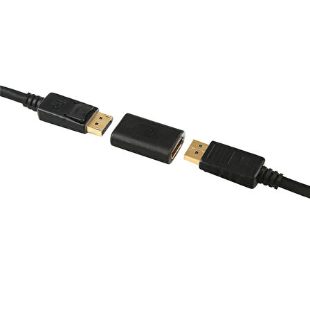 Display port dişi dişi çevirici display kablo birleştirici uzatıcı adaptör
