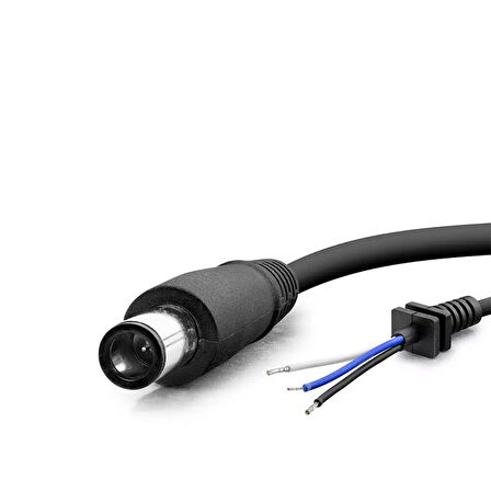HP ve DELL uyumlu iğneli adaptör tamir kablosu 3 kablolu