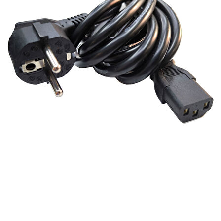 C7 3x1 power kablo bilgisayar  monitör için power kablo 5m