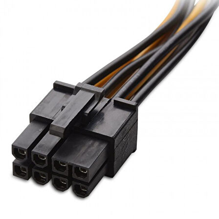 2x IDE molex to 8 pin pcıe ekran kartı power güç kablosu 17cm