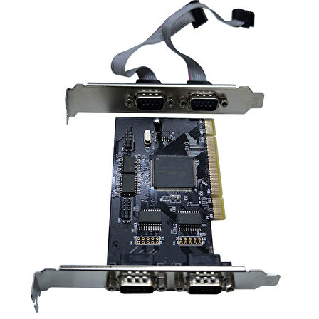 PCI 4 port seri com kart db9 rs232 com kart 2 port dahili 2 port harici