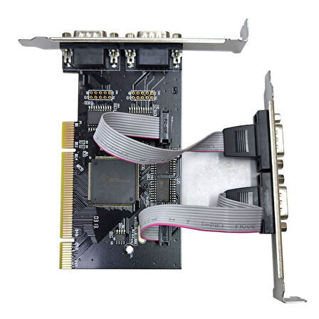 PCI 4 port seri com kart db9 rs232 com kart 2 port dahili 2 port harici