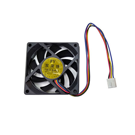7 cm 12v 4 pinli fan 7cmx7cmx1.5cm 12v 7cm fan