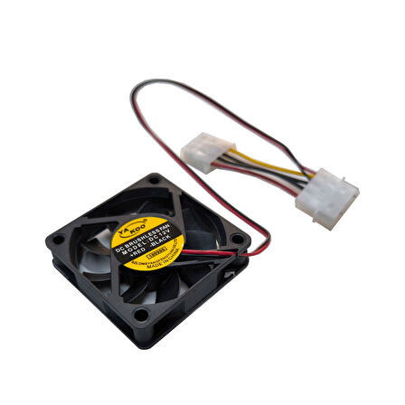 6cm 12v 4pin ıde molex kablolu fan 6cmx6cmx1cm 12v 6cm fan
