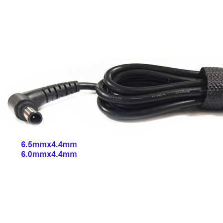 sony Vaio Uyumlu DC 6.5x4.4 ve 6.0*4.4mm iğneli adaptör tamir kablosu