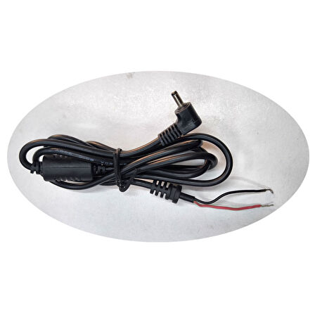 3.5mmx1.35mm uçlu tamir kablosu 3.5mm ye 1.35mm adaptör tamir kablosu 1m
