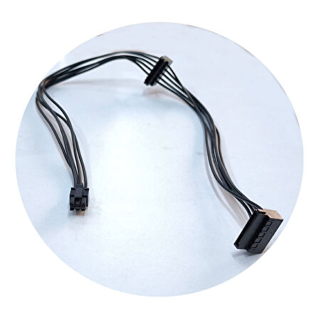 Mini 6 pim to 2x sata power kablo DELL uyumlu uzatma kablosu 3250 3268