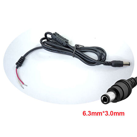 6.3mmx3.0mm toshiba uyumlu adaptör tamir kablosu DC güç kablosu