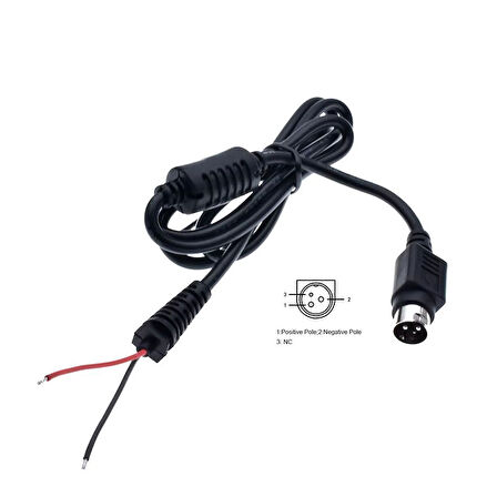 3 Pin Dc adaptörü şarj kablosu kablosu Epson Uyumlu PS180 PS179 