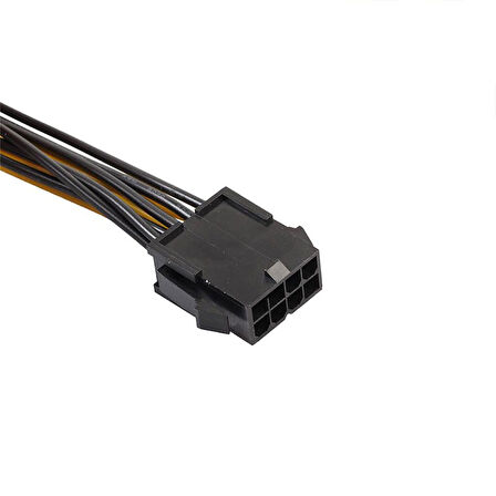 CPU 8Pin to Graphics Video Kartı Çift PCI-E Güç Kaynağı Kablosu 30cm