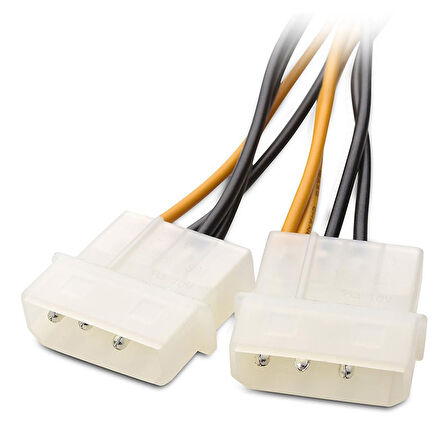 8 Pin PCIe to 2 x ıde Molex Power Kablosu ekran kartı power kablo 30cm