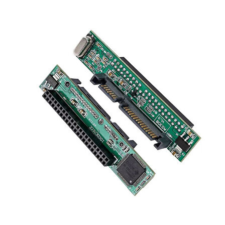 2.5inç 44Pin dişi IDE to 22 Pin SATA erkek hdd çevirici