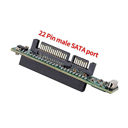 2.5inç 44Pin dişi IDE to 22 Pin SATA erkek hdd çevirici
