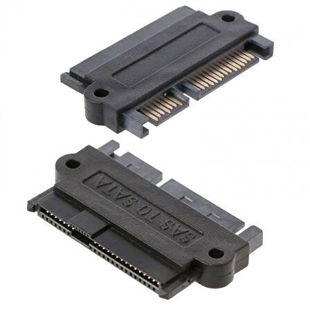 Sas to sata çevirici SFF-8482 SAS SATA 180 derece açılı dönüştürücü