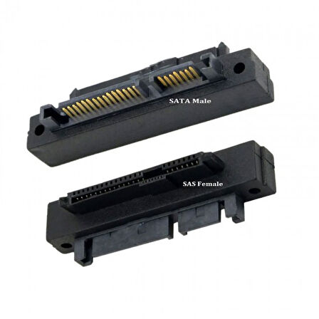Sas to sata 90 derece çevirici SFF-8482 SAS SATA L tipi çevirici