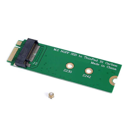 M.2 NGFF SATA SSD'den ThinkPad X1 Carbon için 20 + 6 Pin 26 Pin Adaptör