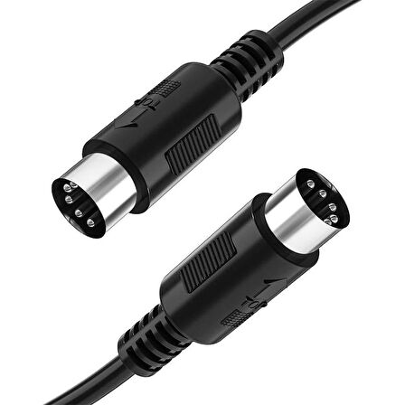 5 pin DIN erkek erkek midi kablo midi ses uzatma kablosu 1.5m