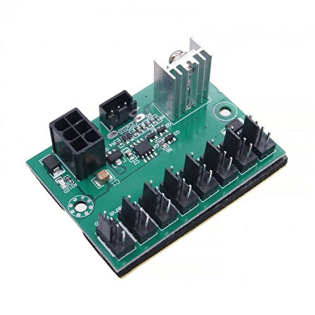 12v 8 kanallı PC için Fan hız kontrolörü modülü potansiyometreli