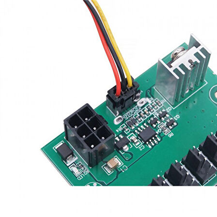 12v 8 kanallı PC için Fan hız kontrolörü modülü potansiyometreli