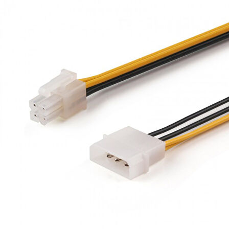 4 pin ATX 12V to 4 pin molex 12 power güç kablosu 30 cm
