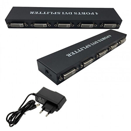 DVI 4 port splitter 1 giriş 4 çıkış dvı çoklayıcı splitter