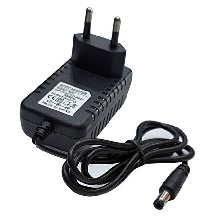 24v 1A adaptör 5.5mm*2.5mm standart uç girişli duvar tipi adaptör