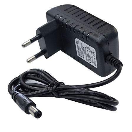 24v 1A adaptör 5.5mm*2.5mm standart uç girişli duvar tipi adaptör