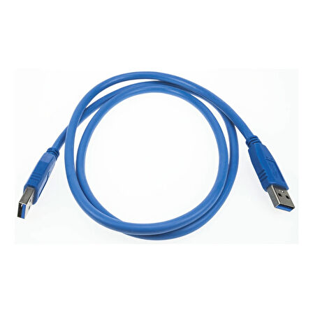 Usb 3.0 erkek erkek şarj ve data kablosu 1m