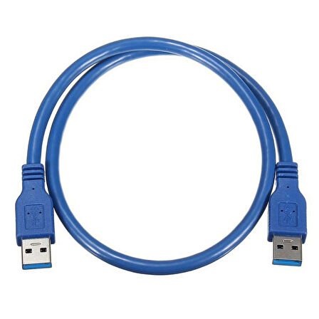 Usb 3.0 erkek erkek şarj ve data kablosu 1m