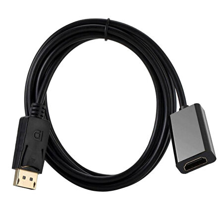 Display port erkek to hdmı dişi çevirici kablo dp-hdmi kablo 2m
