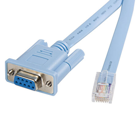 RJ45 to RS232 Seri com Port cisco consol kablo 