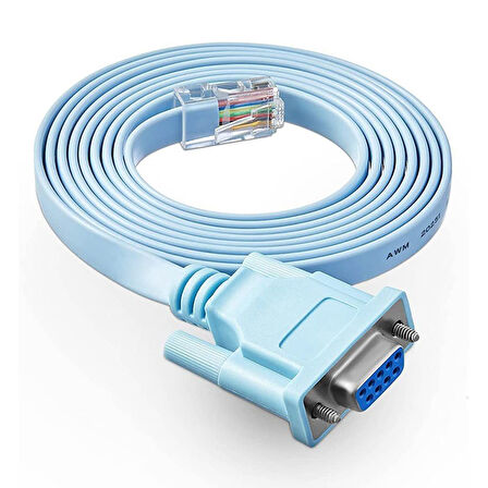 RJ45 to RS232 Seri com Port cisco consol kablo 