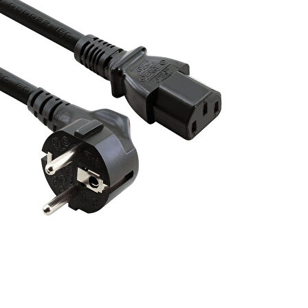 3x1 Power kablo bilgisayar monitör için power güç kablosu 10m