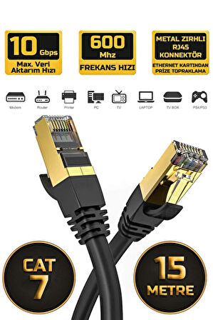 Cat7 internet Kablosu rj45 cat7 ethernet lan kablosu 1m