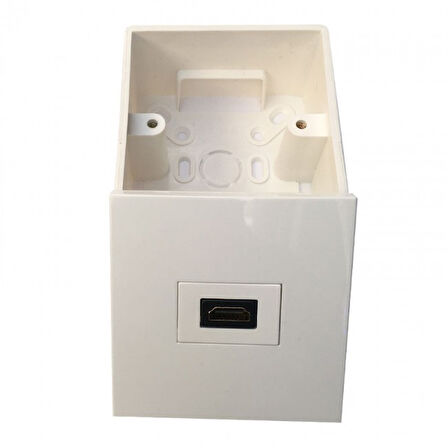 Hdmı duvar tipi kasalı priz sıva üstü hdmi priz