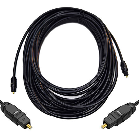 Optik ses kablosu Fiber optik audio ses kablosu 20m