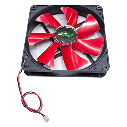 14 cm 12v 2 pinli fan 14*14*2.5cm ölçülerinde 12 volt 2 pimli soğutucu fan