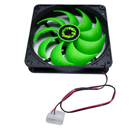 12v 14cm molex power girişli fan 14*14*2.5cm ölçülerinde 12 volt fan